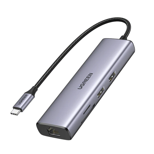 UGREEN Hub USB-C 7-en-1 ( HDMI 4K, PD 100W )